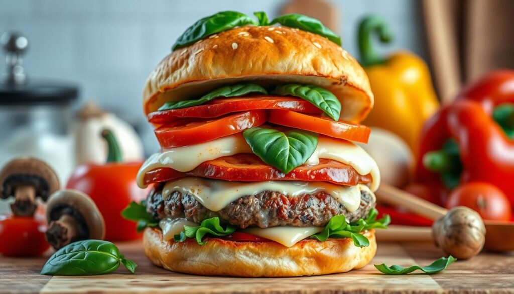 pizza burger recipe